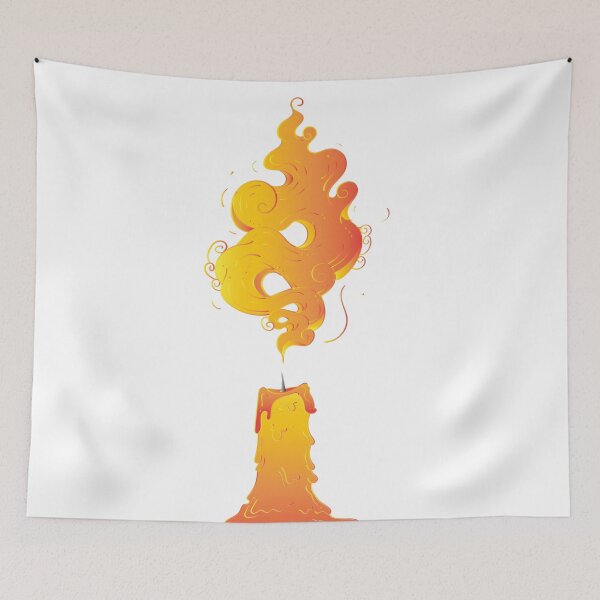 Item preview, candle burning hot vector isolate designed and sold by March Rider.