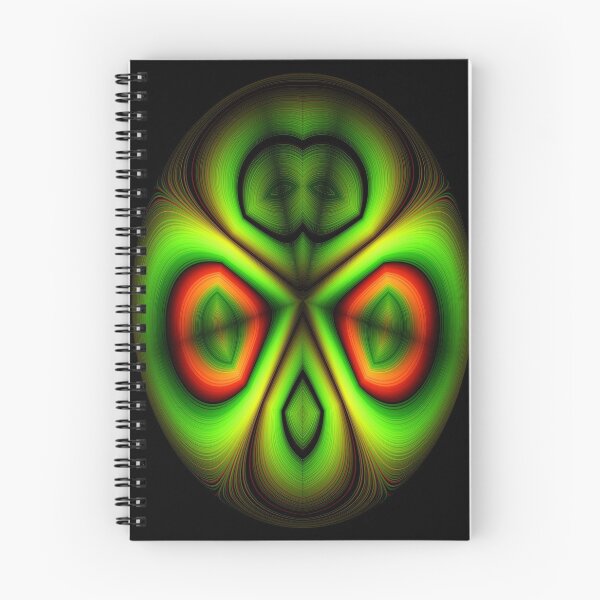 Item preview, Abstract neon green oval face designed and sold by Astralia.