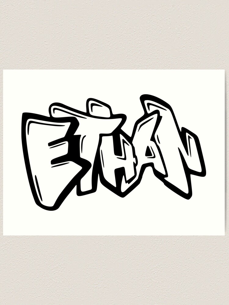 ethan #meaning #photoword #photoname Metal Print by Cj Caderma - Instaprints