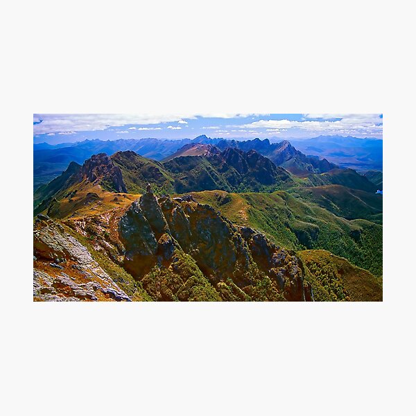 Item preview, Arthur Range from Federation Peak designed and sold by Kevin McGennan.