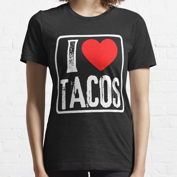 Item preview, I Love Tacos - I Heart Mexican Food Lover Gift designed and sold by foodiemarie.