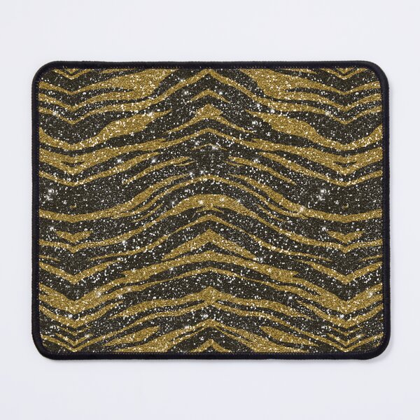 Item preview, Tiger strips Pattern Black Gold Animal Skin Giltter Pattern Gift Premium Art Apparel Essential Motivation Inspiration Joy Mood Halloween designed and sold by DesignByHeartUK.