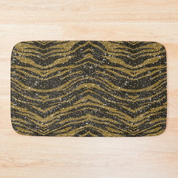 Item preview, Tiger strips Pattern Black Gold Animal Skin Giltter Pattern Gift Premium Art Apparel Essential Motivation Inspiration Joy Mood  Halloween designed and sold by DesignByHeartUK.