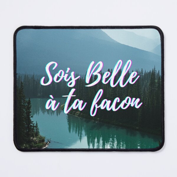 Item preview, Be beautiful in your own way - popular French quotes theme gifts designed and sold by RebelliousRosee.