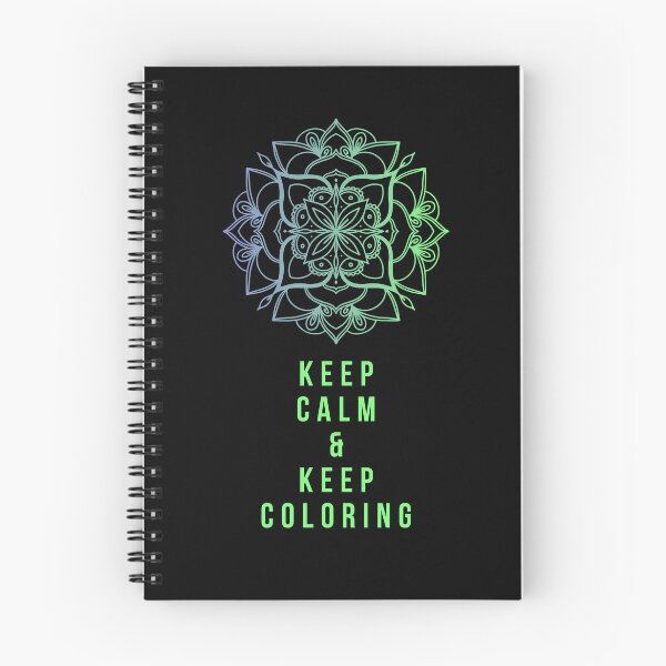 Item preview, Keep Calm and Keep Coloring, US spelling designed and sold by KolorMajik.