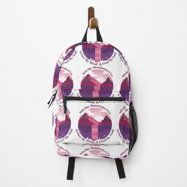 Item preview, Into The Mountains I go to lose my mind & find my soul - Magenta designed and sold by Unaiza Khalid.