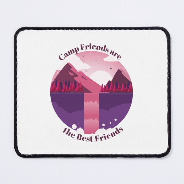 Item preview, Camp Friends are the Best Friends - MAGENTA designed and sold by Unaiza Khalid.