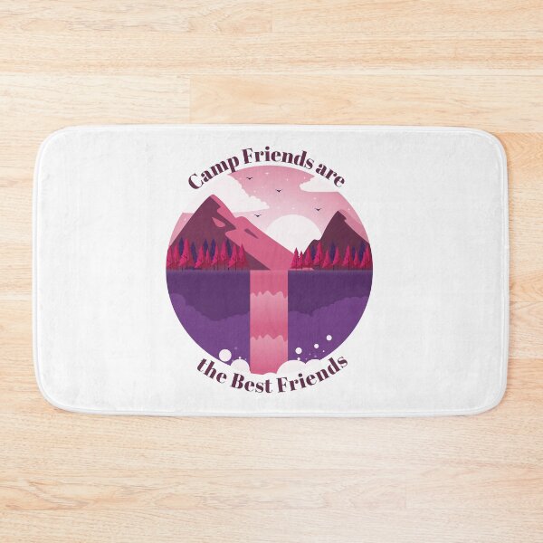 Item preview, Camp Friends are the Best Friends - MAGENTA designed and sold by Unaiza Khalid.