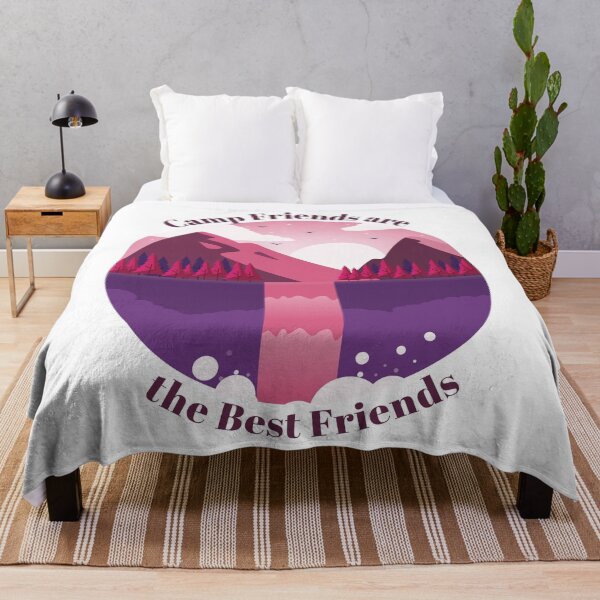Item preview, Camp Friends are the Best Friends - MAGENTA designed and sold by Unaiza Khalid.