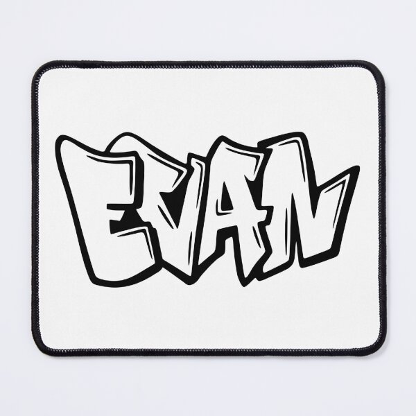Item preview, Evan - Graffiti Name Design designed and sold by NameThatShirt.