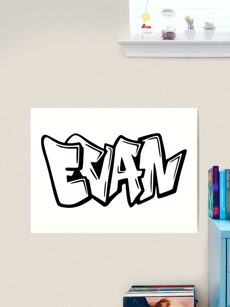 Evan - Graffiti Name Design