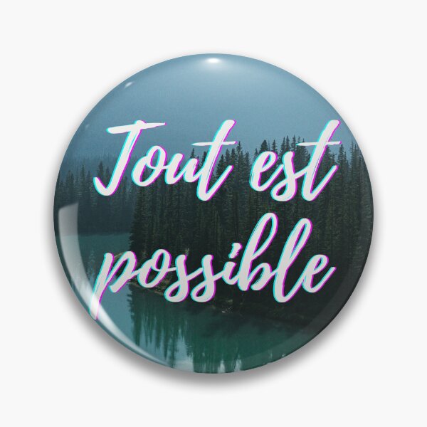 Item preview, Anything is possible - popular french quotes theme gifts  designed and sold by RebelliousRosee.