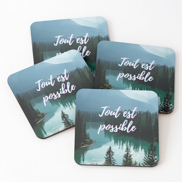 Item preview, Anything is possible - popular french quotes theme gifts  designed and sold by RebelliousRosee.