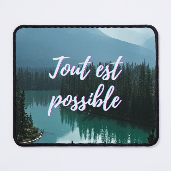 Item preview, Anything is possible - popular french quotes theme gifts designed and sold by RebelliousRosee.