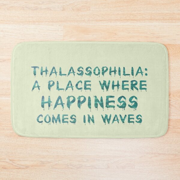 Item preview, Thalassophilia A Place Where Happiness Comes In Waves designed and sold by taiche.