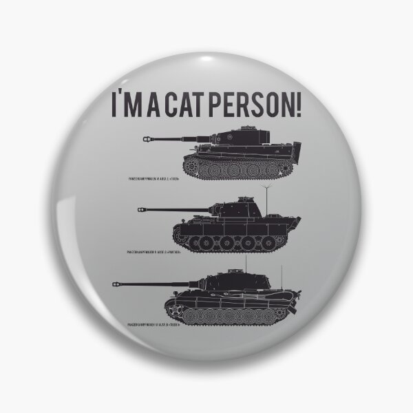 Artikelvorschau, Drei deutsche Panzerkatzen Bild einer Katzenperson schwarze Version entworfen und verkauft von FAawRay.