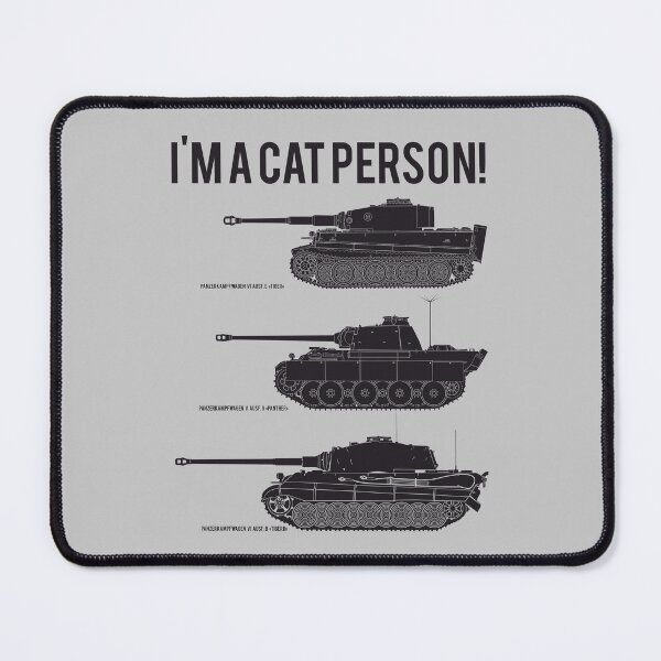 Item preview, Three German Tank Cats Img A Cat Person black Version designed and sold by FAawRay.