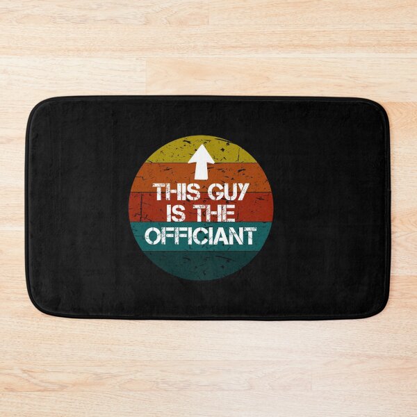 Item preview, This Guy is the Officiant Funny Vintage Retro Gifts designed and sold by rachidhaz.