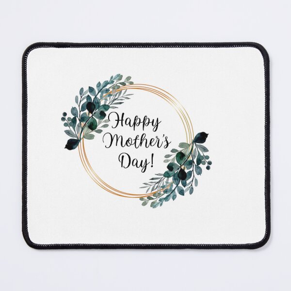 Item preview, Happy Mother's Day | Laurels with Gold Borders designed and sold by JustSeasons.
