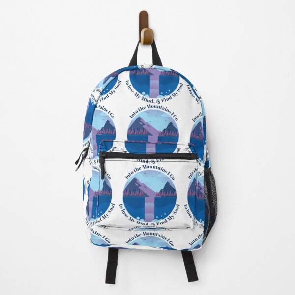 Item preview, Into The Mountains I go to lose my mind & find my soul - Blue designed and sold by Unaiza Khalid.