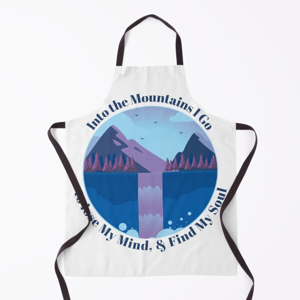 Item preview, Into The Mountains I go to lose my mind & find my soul - Blue designed and sold by Unaiza Khalid.