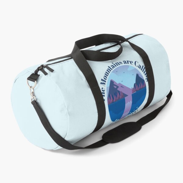 Item preview, The Mountains are Calling & I must go - Blue designed and sold by Unaiza Khalid.