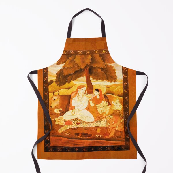 Item preview, Shiva and Pavarti Sepia art designed and sold by ZOXOFO.