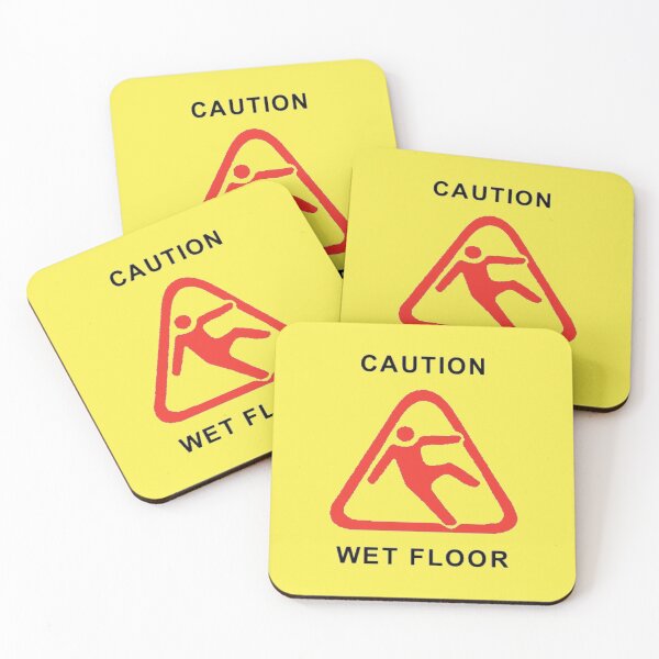 Item preview, CAUTION WET FLOOR designed and sold by b0nejuice.