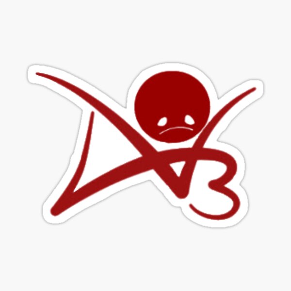 Vista previa del artículo con la obra «triste logotipo de ao3», diseñado y vendido por fanatic-for-u.
