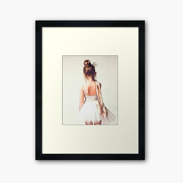 Vista previa del artículo con la obra «De camino a la clase de ballet: dulce bailarina», diseñado y vendido por ChezLorraines.