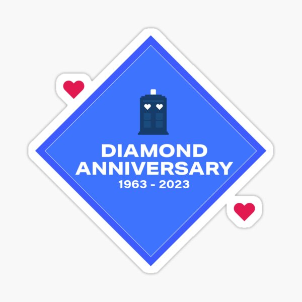 Item preview, Dr Who 60th Diamond Anniversary Blue Box Emblem designed and sold by Blue Box Artworks.