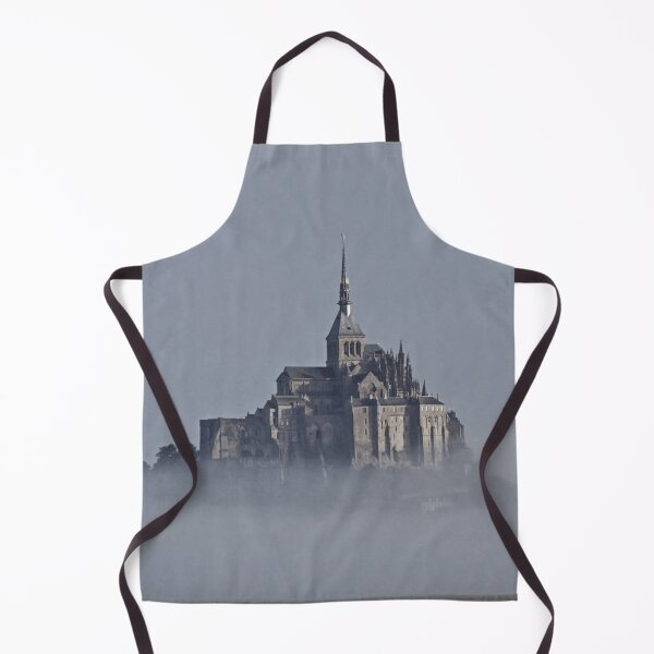 Item preview, Foggy Castle Mont Saint Michel France Vacations Poster designed and sold by Teetans.