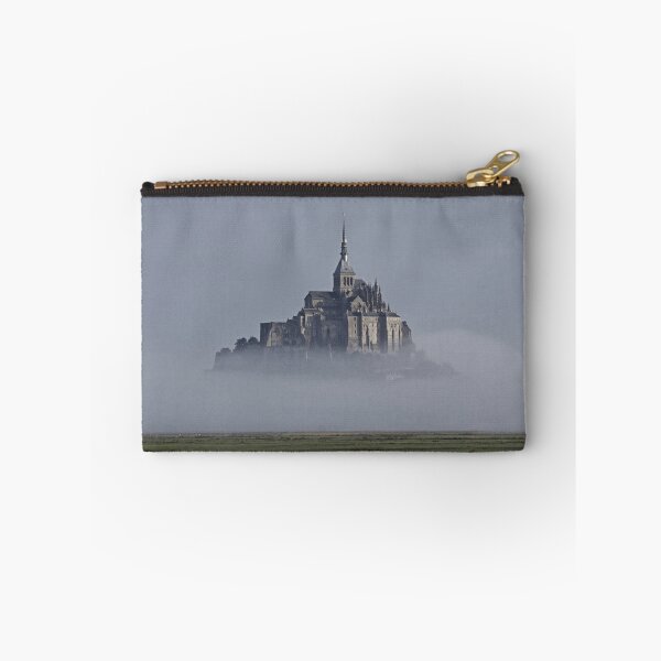Item preview, Foggy Castle Mont Saint Michel France Vacations Poster designed and sold by Teetans.
