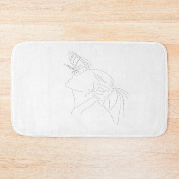 Item preview, Dark academia face butterfly sticker  designed and sold by hassbelo.