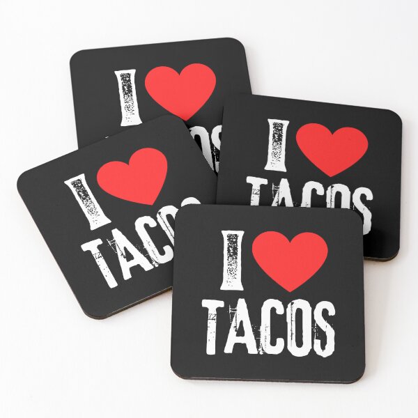 Item preview, I Love Tacos - I Heart Mexican Food Lover Gift designed and sold by foodiemarie.