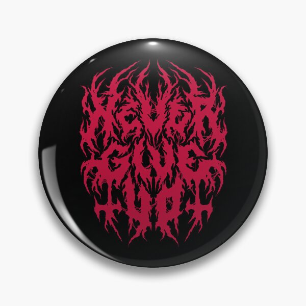 Item preview, Never Give Up - Grunge Aesthetic - 90s Black Metal designed and sold by Nemons.