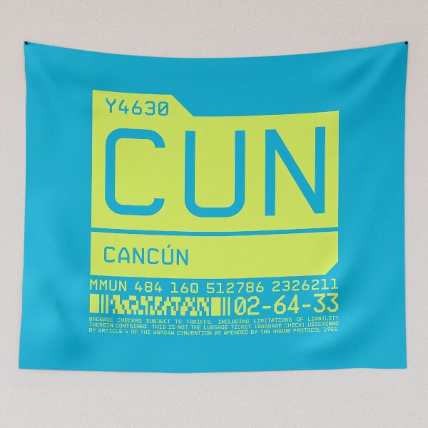 Item preview, Luggage Tag C - CUN Cancun Mexico designed and sold by VoodooCircus.