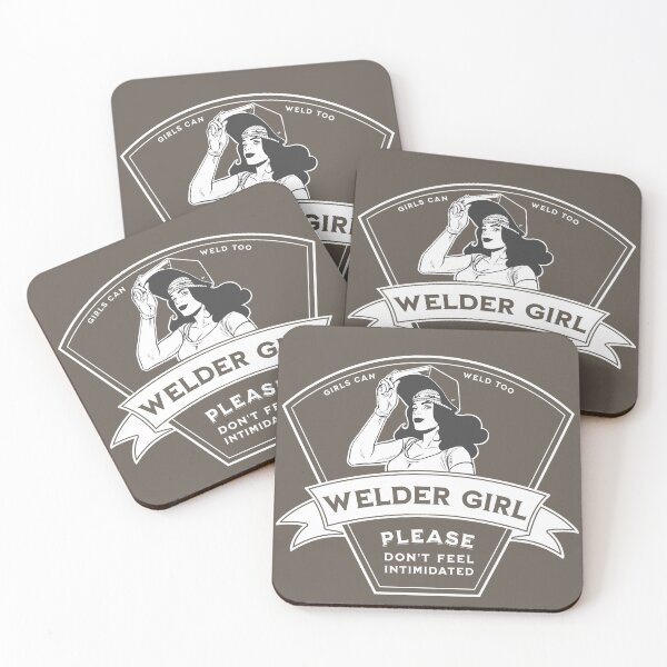 Aperçu de l'œuvre Welder Girl – Les filles aussi savent souder créée et vendue par fiskooriginal.