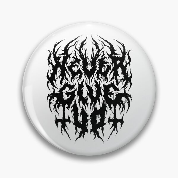 Artikelvorschau, Never Give Up - Grunge-Ästhetik - 90er Black Metal entworfen und verkauft von Nemons.