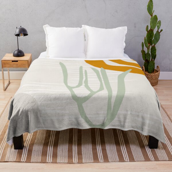 Item preview, Hinojo de mar papercut en paleta de colores salvia, amarillo y verde designed and sold by BrankaPD.