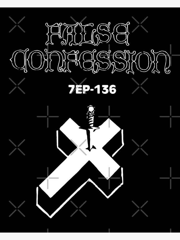 False Confession Minimalist Poster