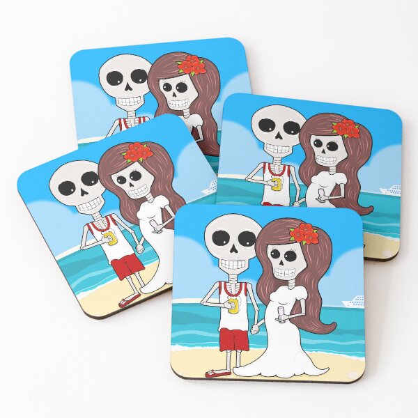 Item preview, Til Death Do We Vacation - Brunette in White designed and sold by apadilladesign.