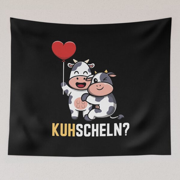 Item preview,   Kuhscheln Kuh Comic Landwirt Bauer Geschenk Bauernhof  designed and sold by Lenny Stahl.