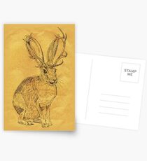Beware the Jackalope - Vintage Postcards