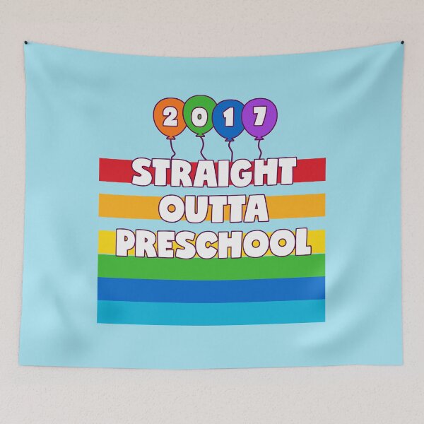 Item preview, Straight Outta Preschool / Kindergarten 2017 designed and sold by STYLESYNDIKAT.