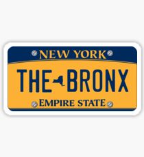 'The Bronx' New York License Plate Sticker