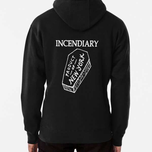 Incendiary New York - Grey Hoodie Small