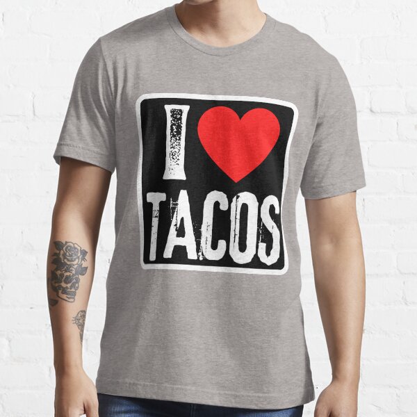 Item preview, I Love Tacos - I Heart Mexican Food Lover Gift designed and sold by foodiemarie.