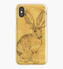 Beware the Jackalope - Vintage iPhone Case