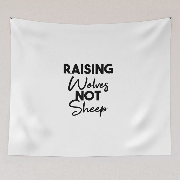 Item preview, Raising Wolves Not Sheep, Crunchy Mom Quotes, Funny Mother Gift designed and sold by Karmvy ⭐.